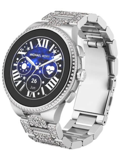 michael kors horloge dames smartwatch|Gen 6 Camille Pavé Silver.